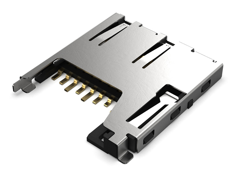 MEM2061 - MicroSD Push push Memory Card Connector